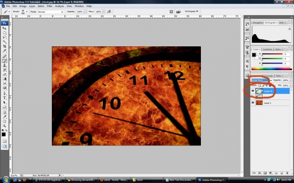 Creation of The clock in Hell: Step 2